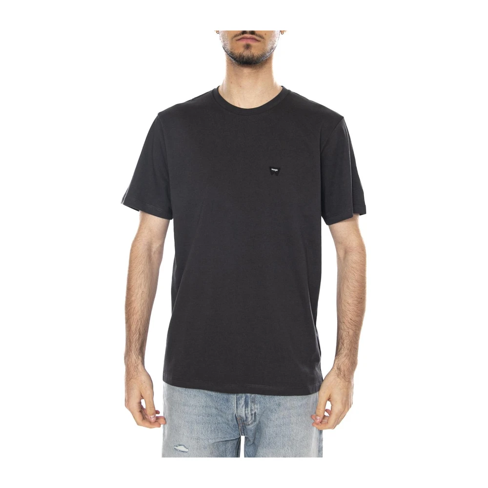 Wrangler Uomo Faded Black Regular Sign Off Tee Taglia M - Immagine 3