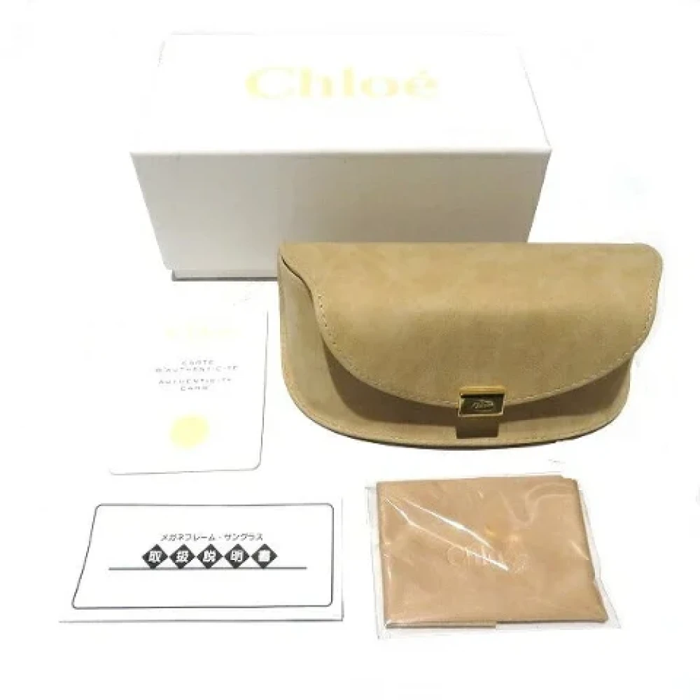 Chloé Pre-owned Glass sunglasses Black Dames