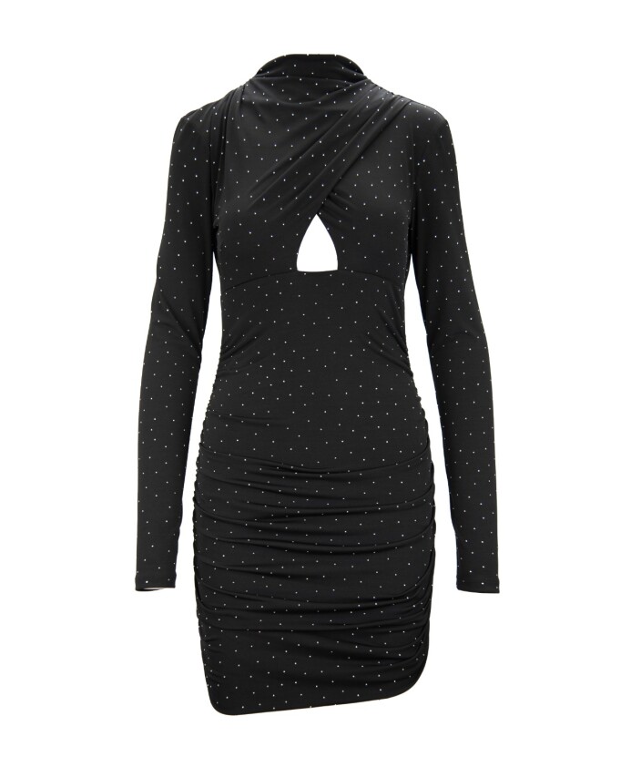 robe-courte-avec-col-haut