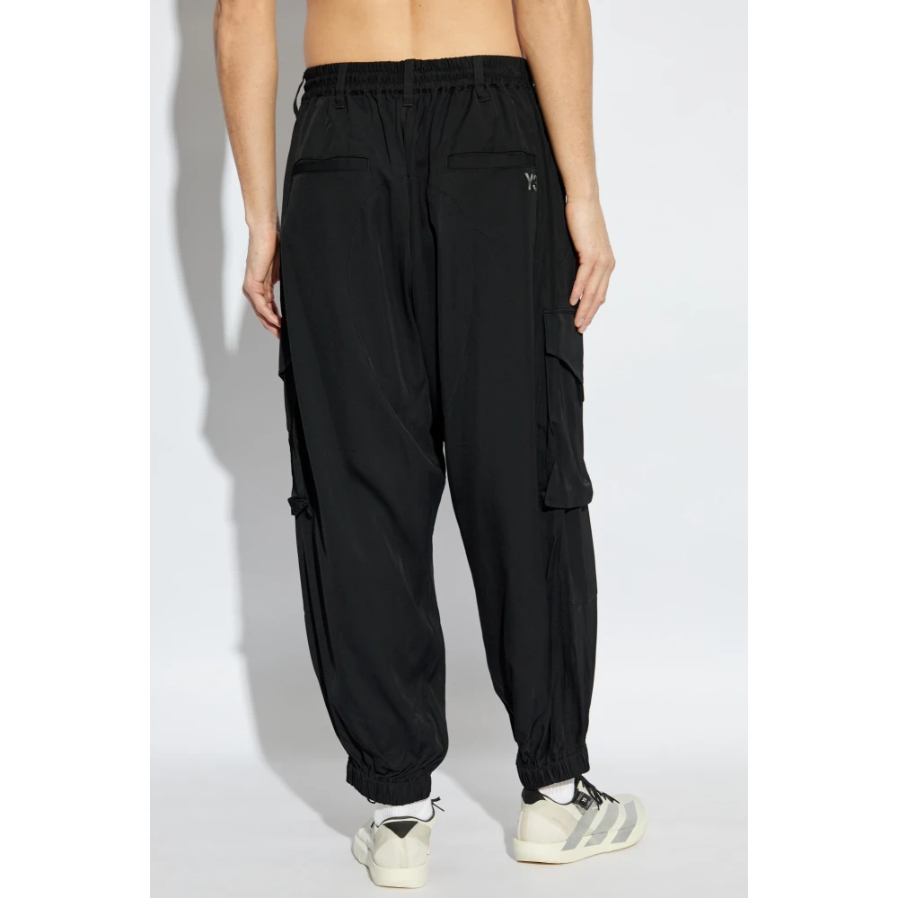 Y-3 Lage broek Black Heren