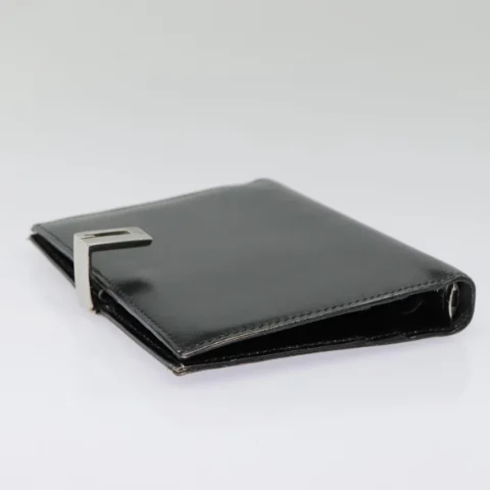 Gucci Vintage Pre-owned Leather home-office Black Dames