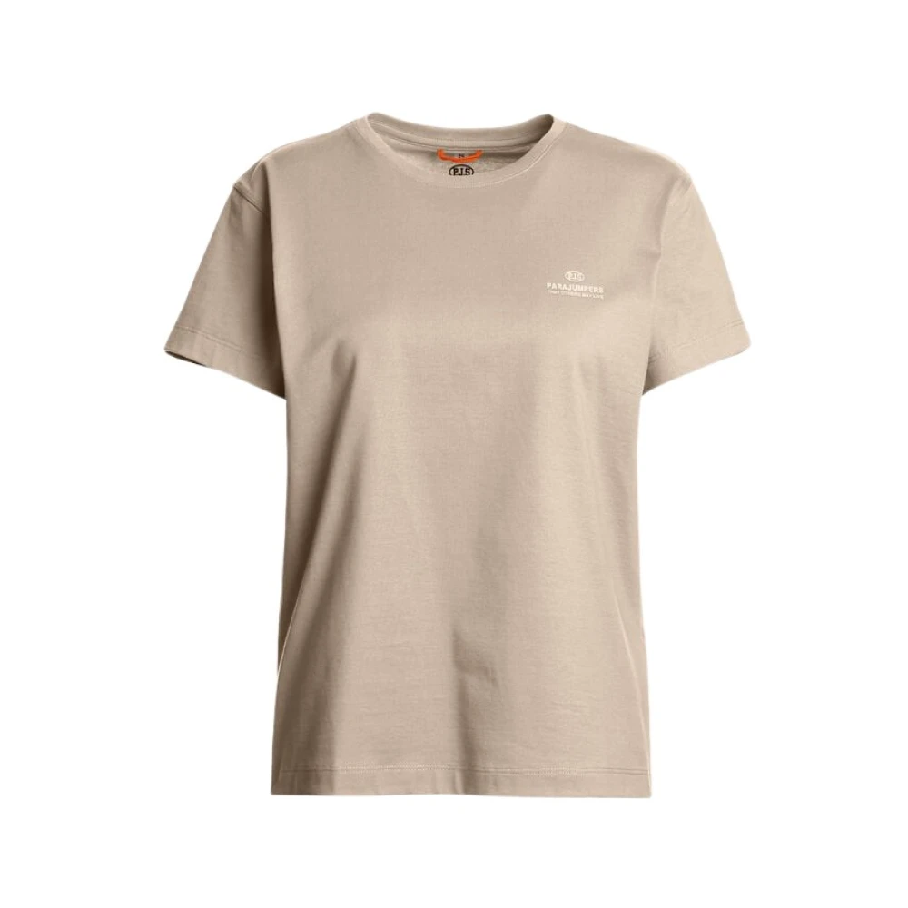 Parajumpers Women's Beige T-Shirts, Xs, Easy Tee