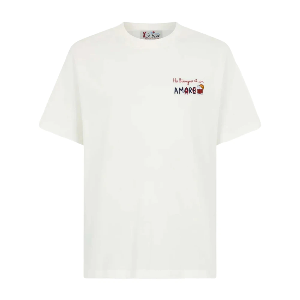 MC2 Saint Barth Witte T-shirts en Polos White Heren