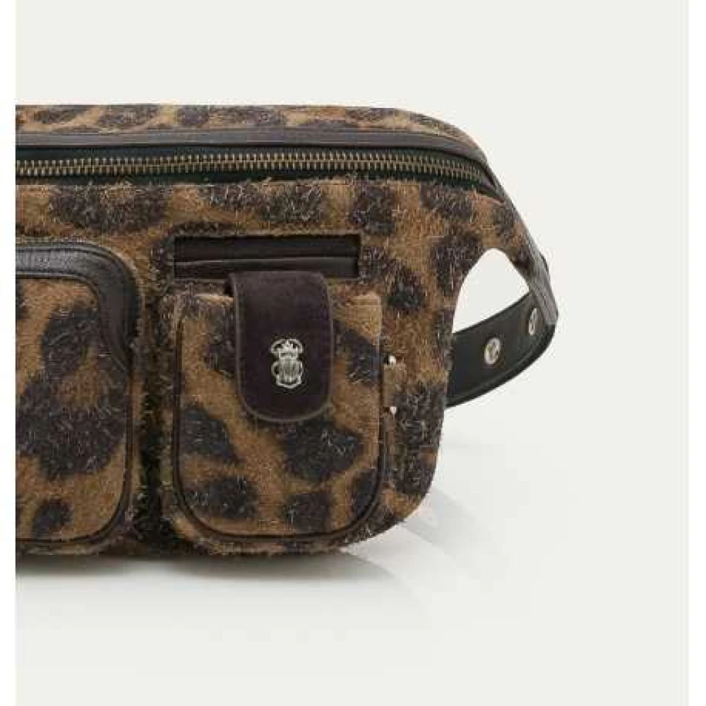 Claris Virot Luipaard Heuptas Crossbody Stijl Brown Dames