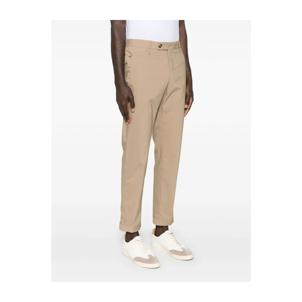 Incotex Slimme Chinese broek lichtbruin Beige Heren