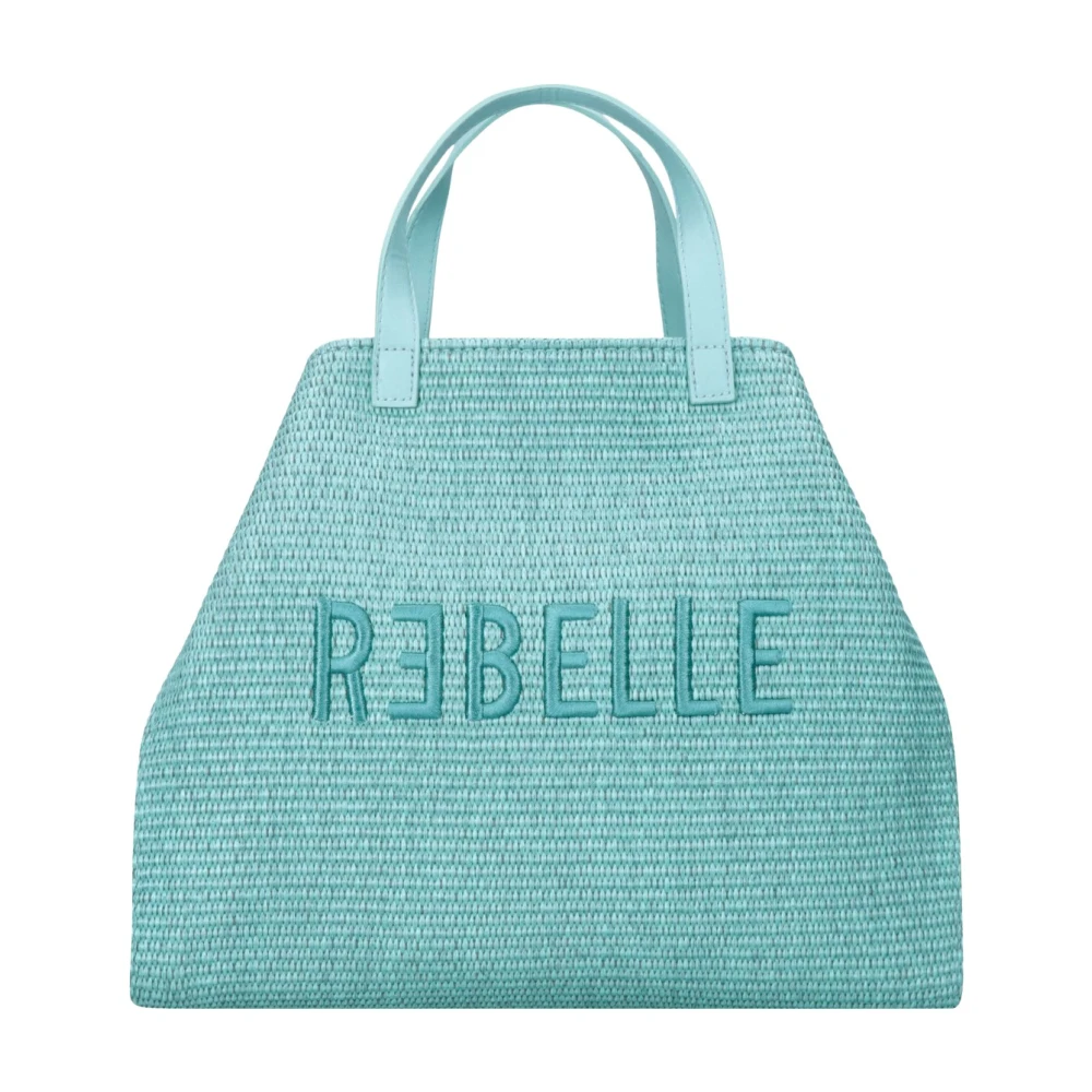 Rebelle Lichtblauwe Strohoed Blue Dames