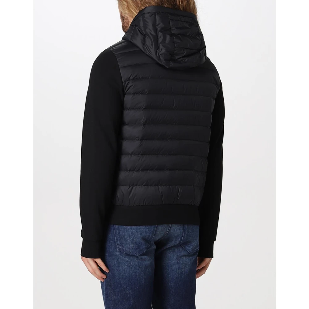 duvetica Zwarte Puffer Donsjas Ritssluiting Black Heren