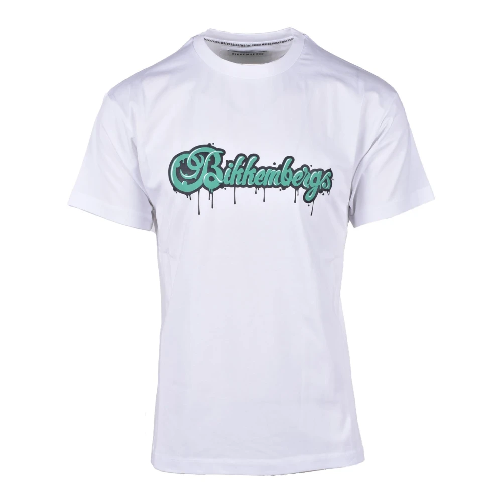 Bikkembergs Katoenen T-shirt White Heren