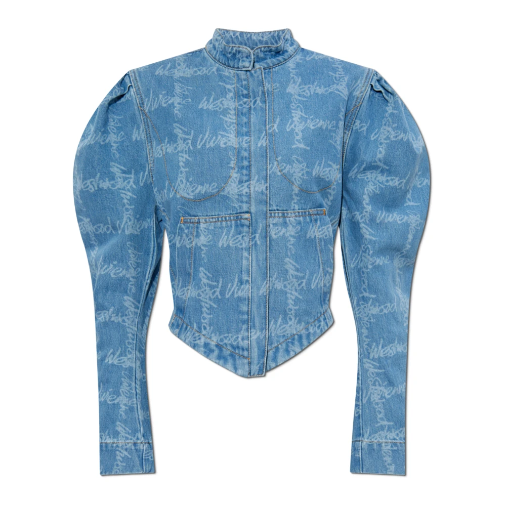 Vivienne Westwood Denim jas Blue Dames
