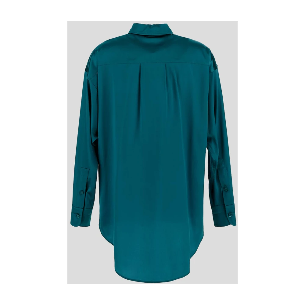 Tom Ford Zijden Shirt Elegant en Stijlvol Green Dames