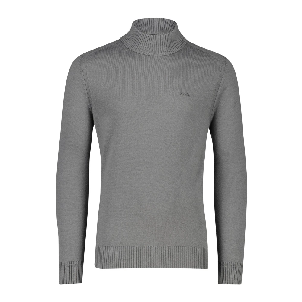 Hugo Boss Grijze Trui Stijlvol Casual Herenmode Gray Heren