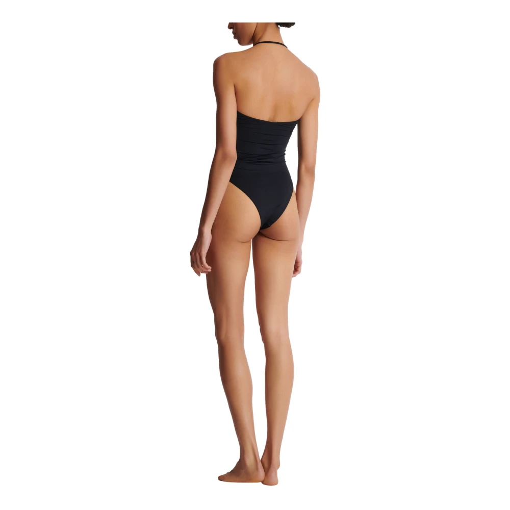 Balmain Badpak met uitsnijding Black Dames