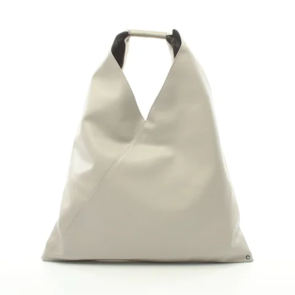Maison Margiela Pre-owned Leather totes Gray Dames