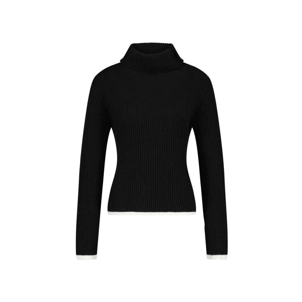 Liviana Conti Lyxig Kaschmir Turtlenecktröja Black, Dam