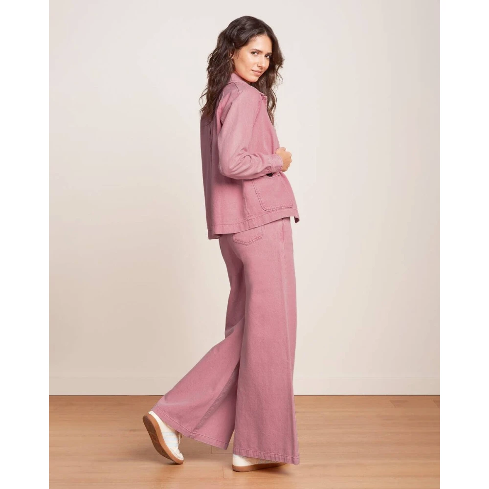 king louie Peppa Gekleurde Denim Broek Pink Dames