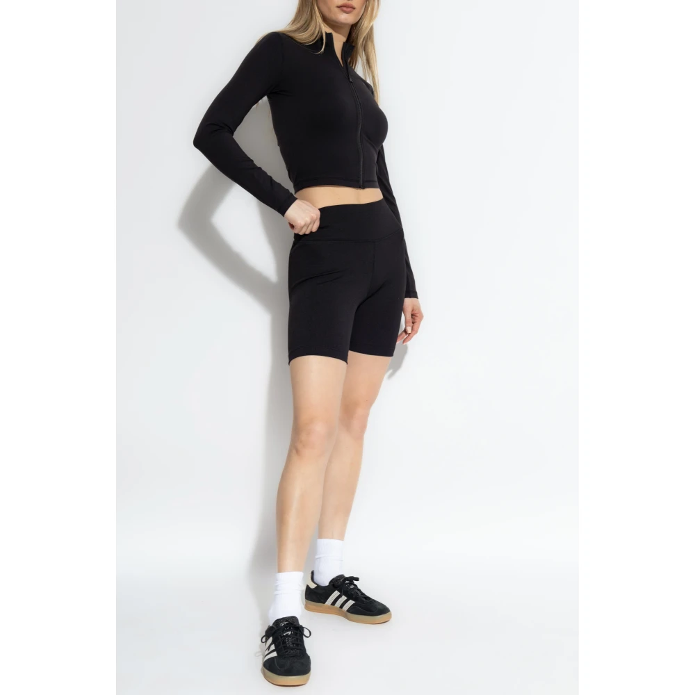 Sporty & Rich Logo Shorts Black Dames