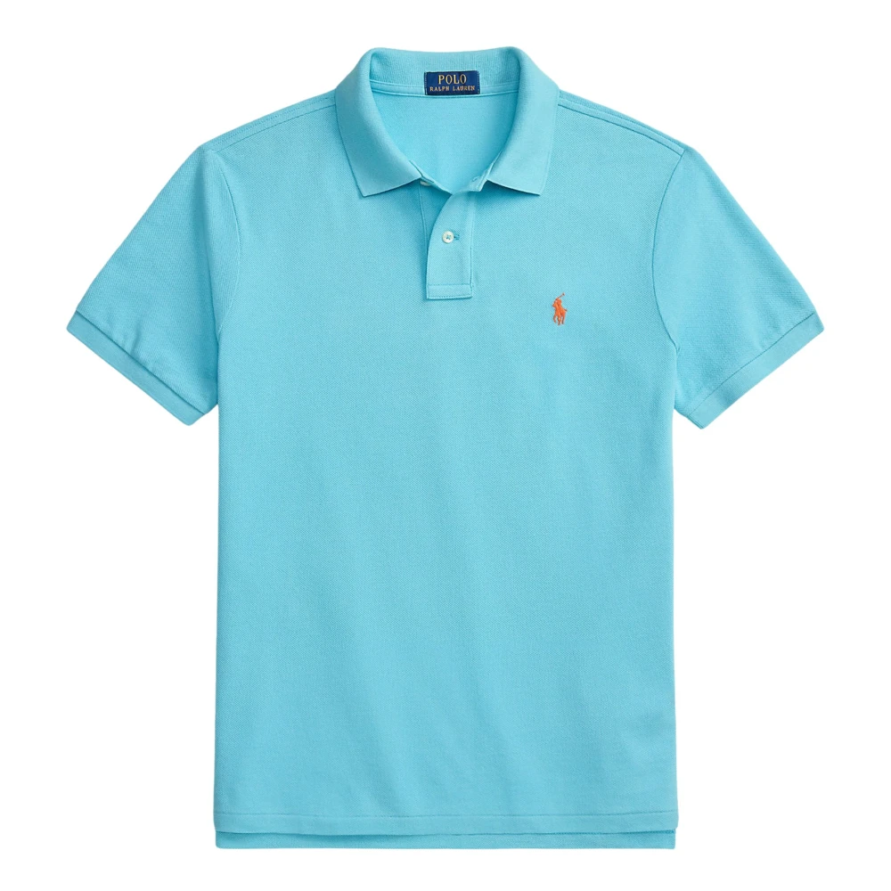 Ralph Lauren Men's Blue Polo Shirts, M, The Iconic Mesh Polo Shirt