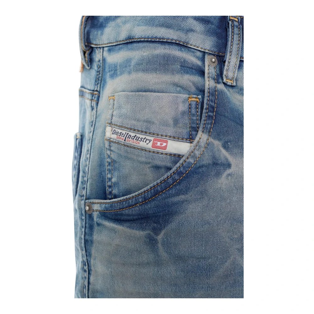 Diesel Tapered Stretch JoggJeans Medium Denim Blue Heren