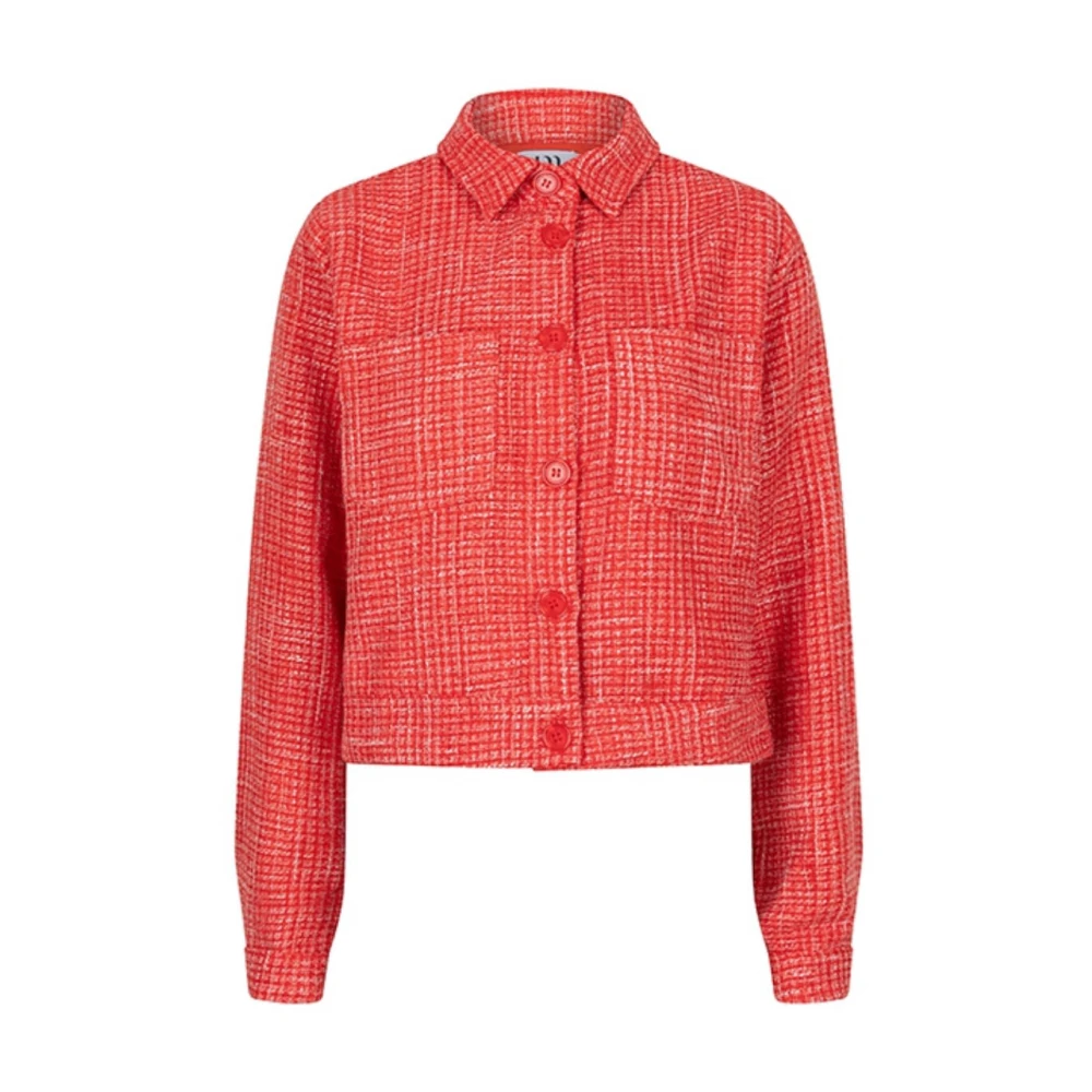 Lofty Manner Tess Blouse met Lange Mouwen Pink Dames