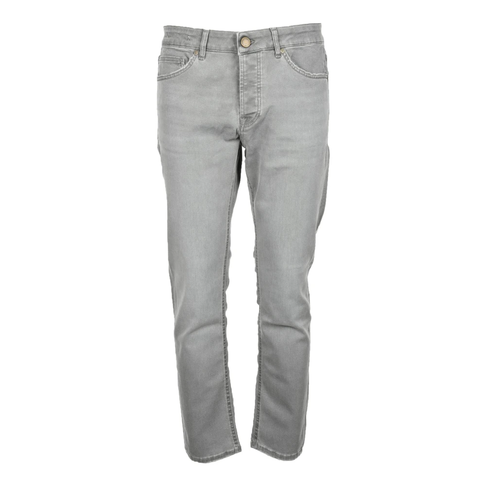 Michael Coal Katoenmix Stretch Jeans Gray Heren