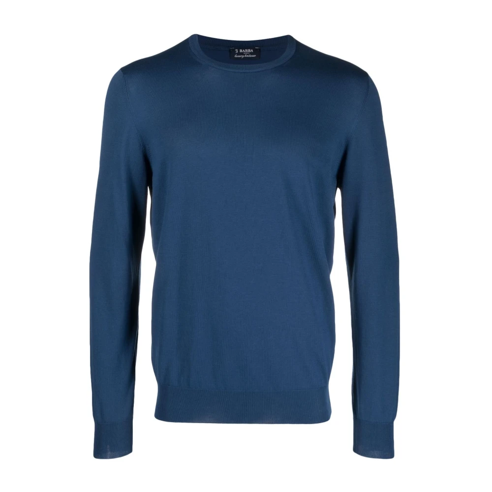 Knitwear > Round-neck Knitwear - - Barba - Modalova