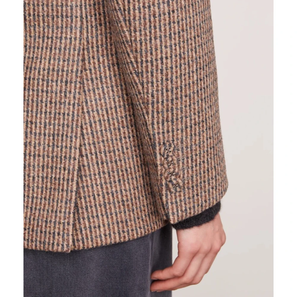 Officine Générale Wollen Americana Jas met Rever Kraag Brown Dames