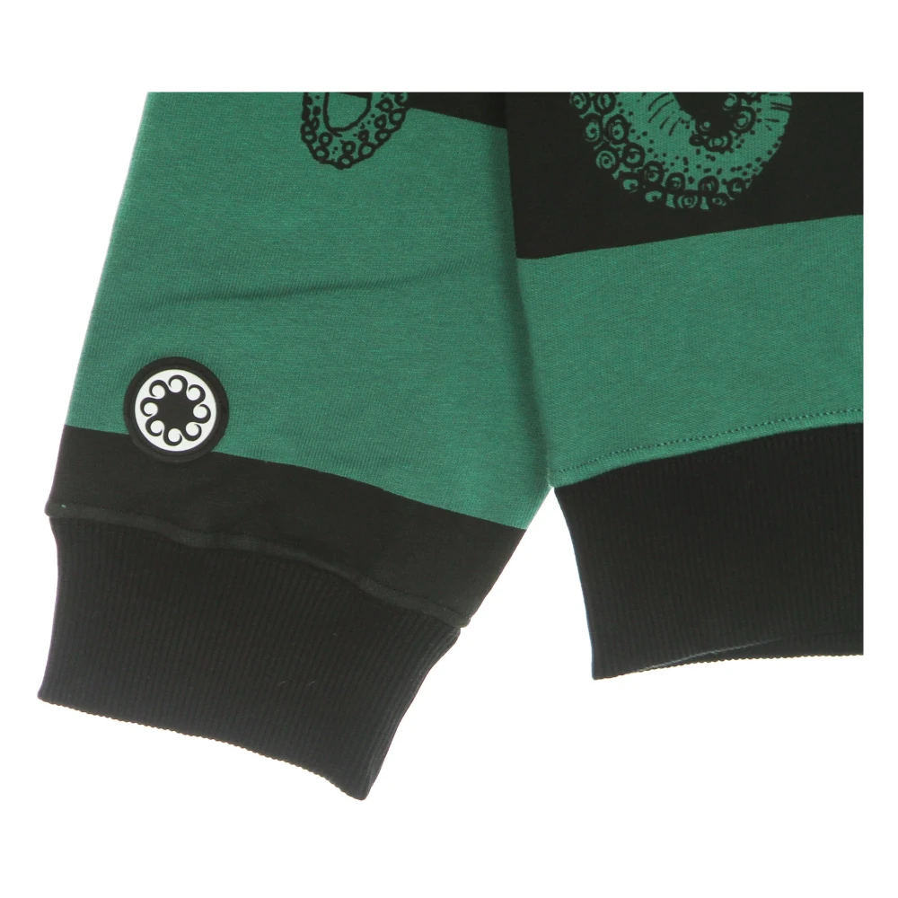 Octopus Lichtgewicht Hoodie met Logo Green Heren