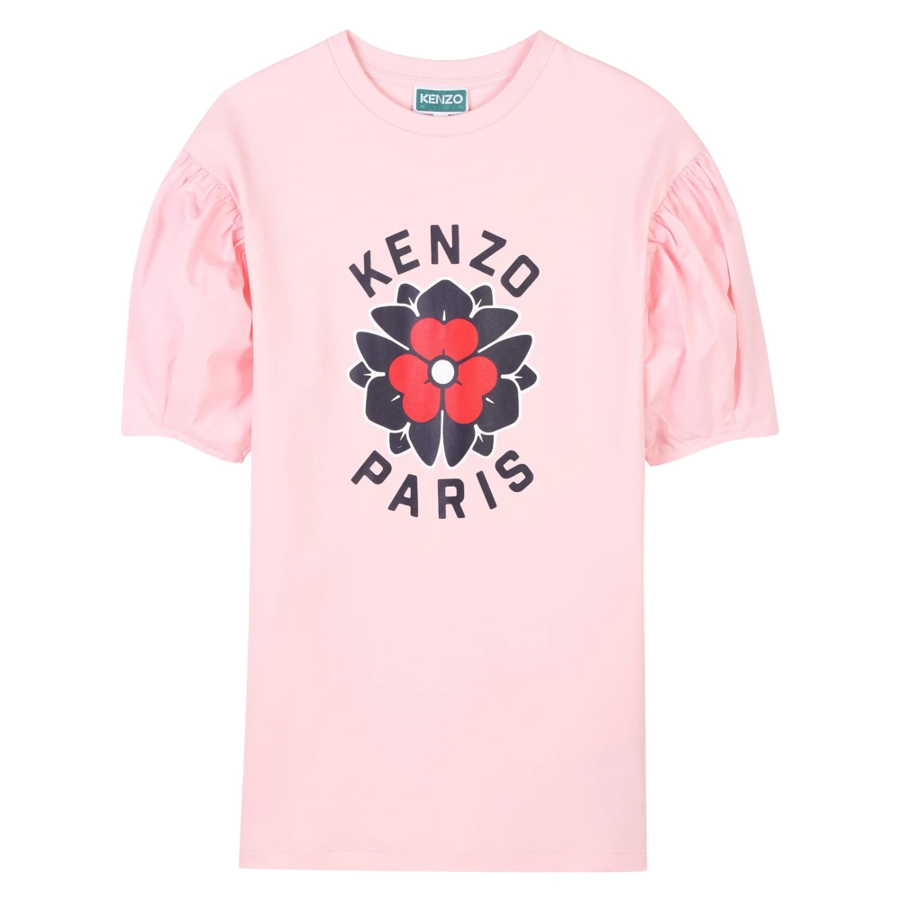 Kenzo Girls Pink Boke Flower Dress