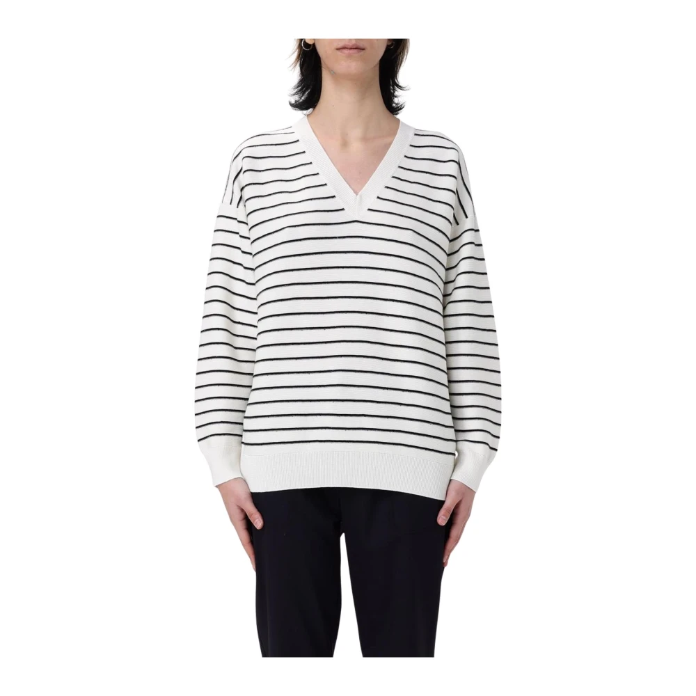 Knitwear > V-neck Knitwear - - Lorena Antoniazzi - Modalova