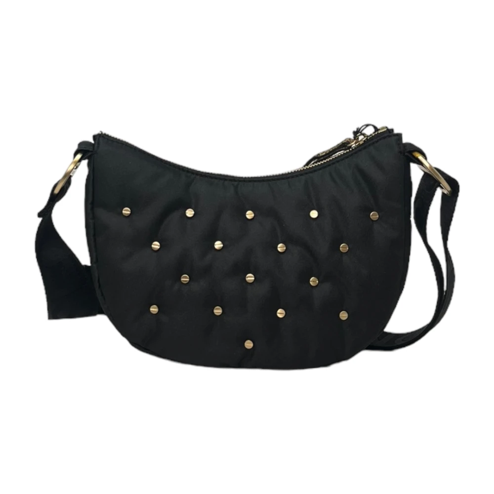Borbonese Luna Mini Schoudertas Black Dames
