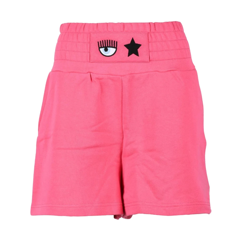 Chiara Ferragni Collection Roze Korte Broek voor Vrouwen Pink Dames