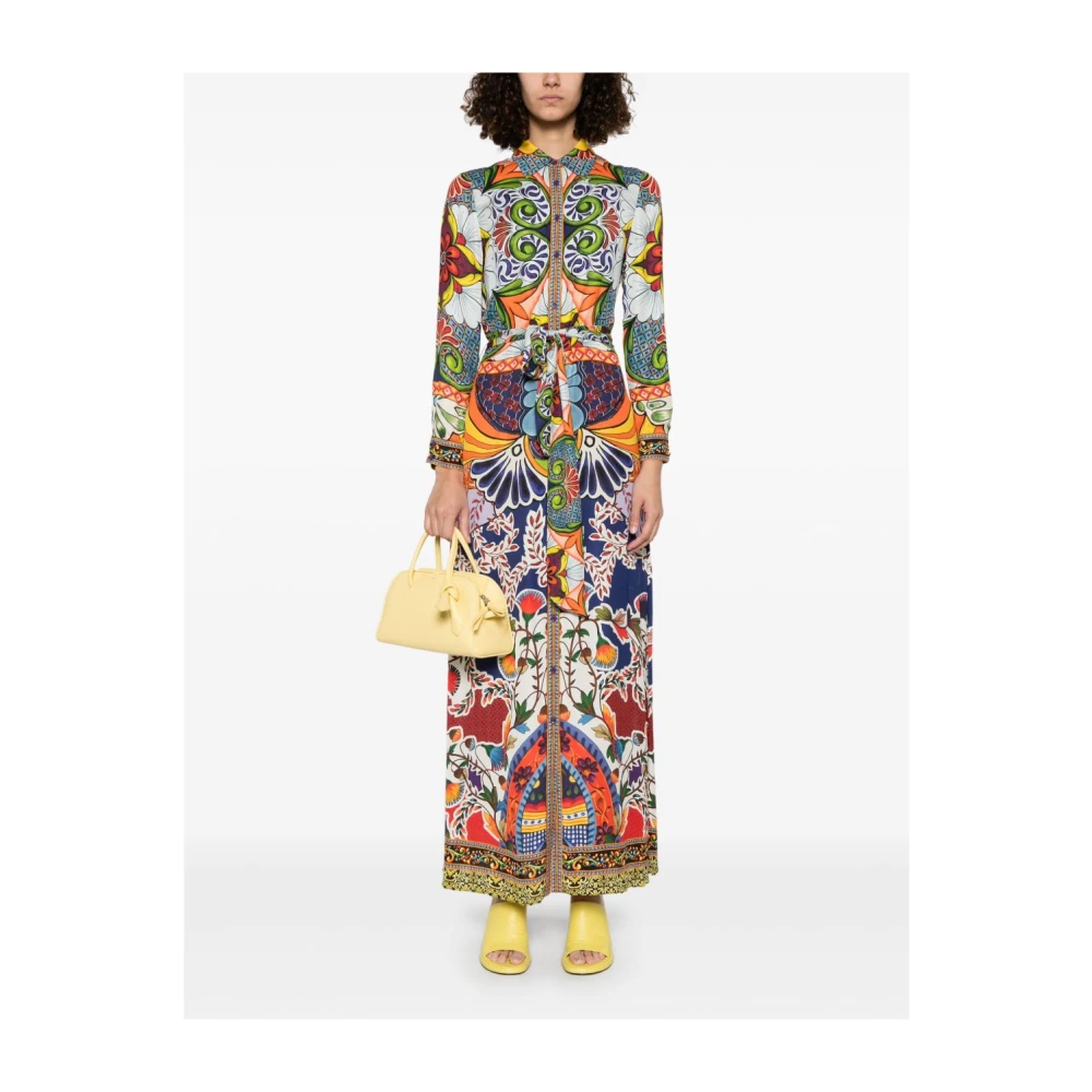 alice + olivia Bloemenprint knoopjurk Multicolor Dames
