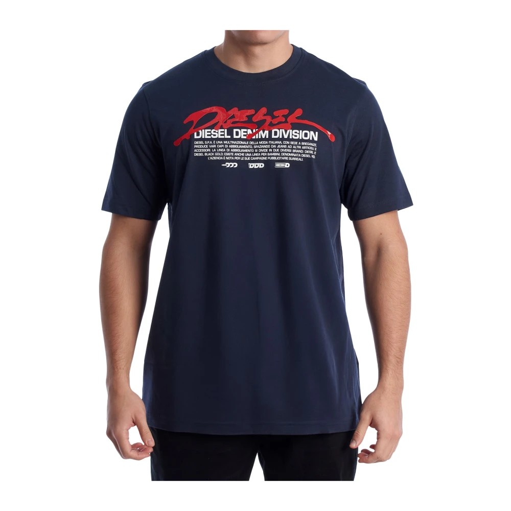 Diesel Uomo Blu Top, S, New,