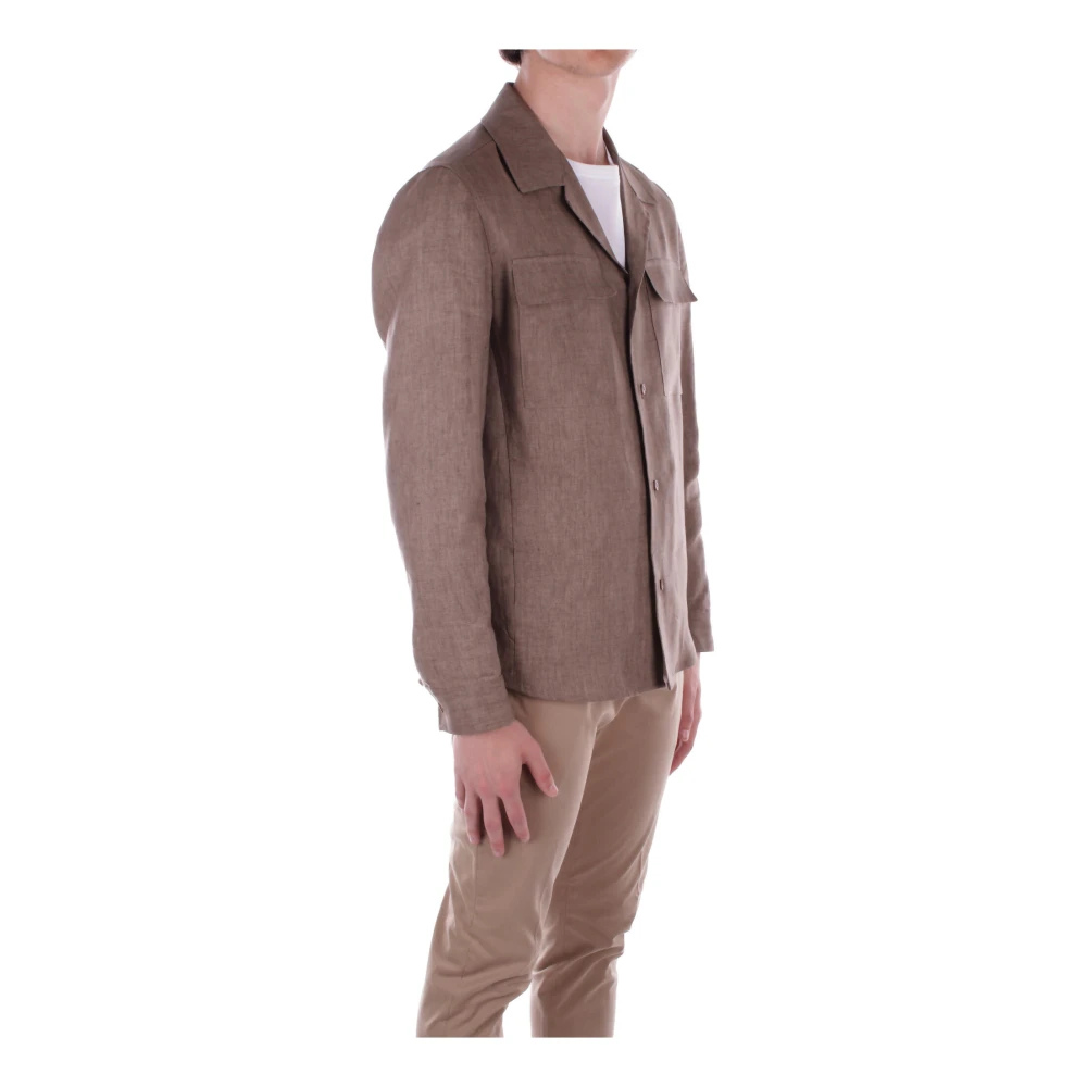 Briglia Knoopsluiting Jas Brown Heren
