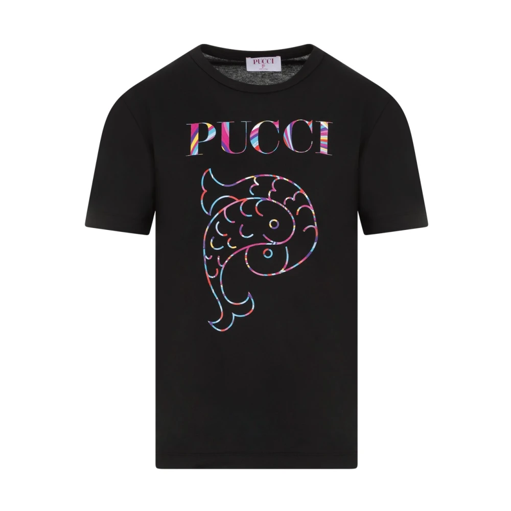 EMILIO PUCCI T-Shirts Black Dames