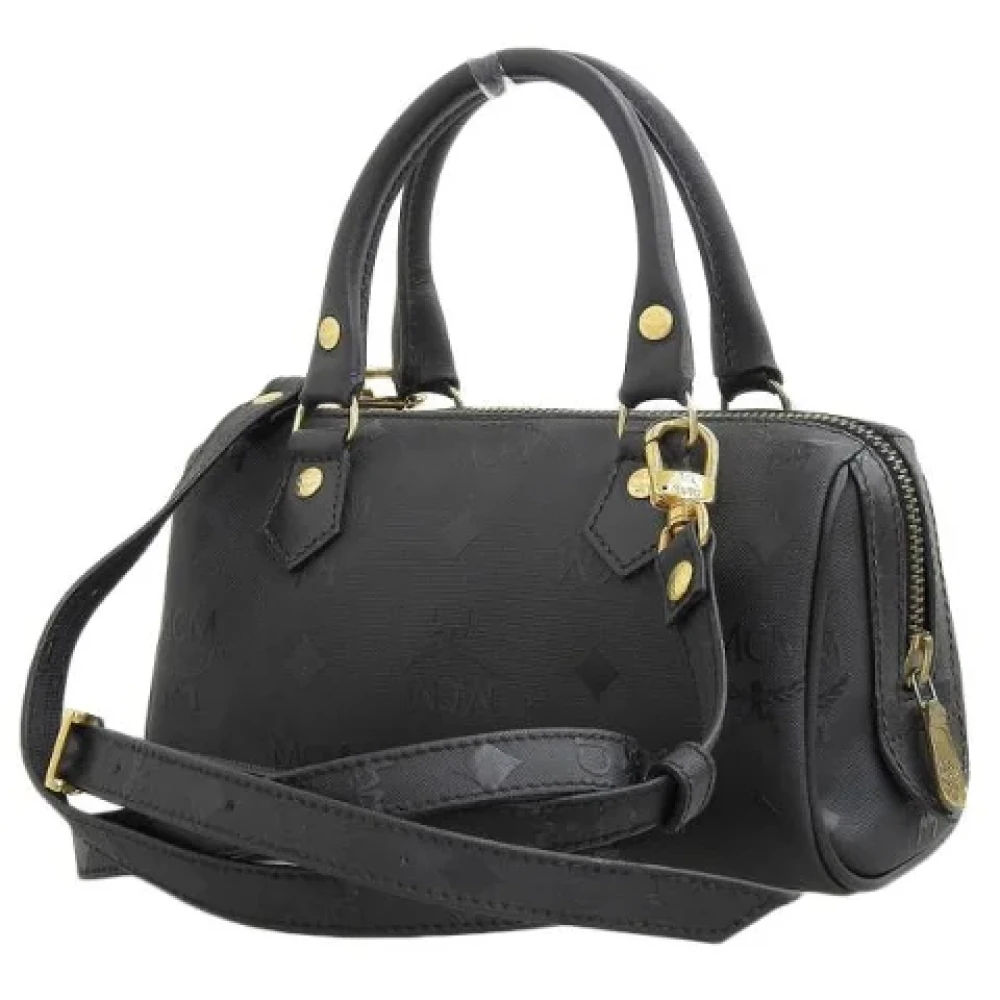 MCM Pre-owned Nylon handbags Black Dames