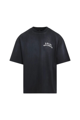 t-shirt-col-rond-logo-imprime-noir