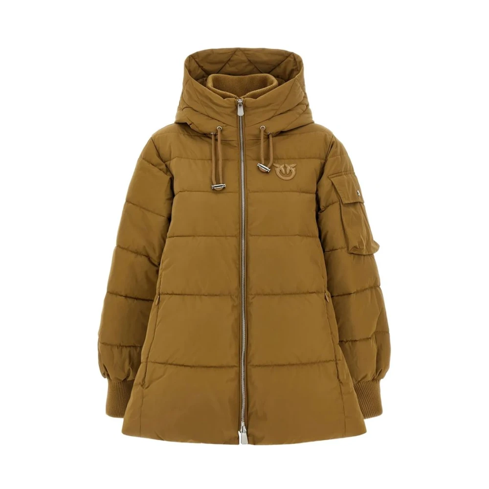 Pinko Brown Crusca Cape - Female - Winter Jackets - Xs - Jackets