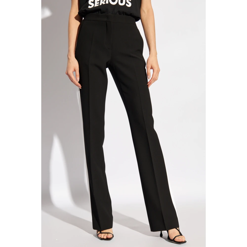 Moschino Broek met zijstrepen Black Dames