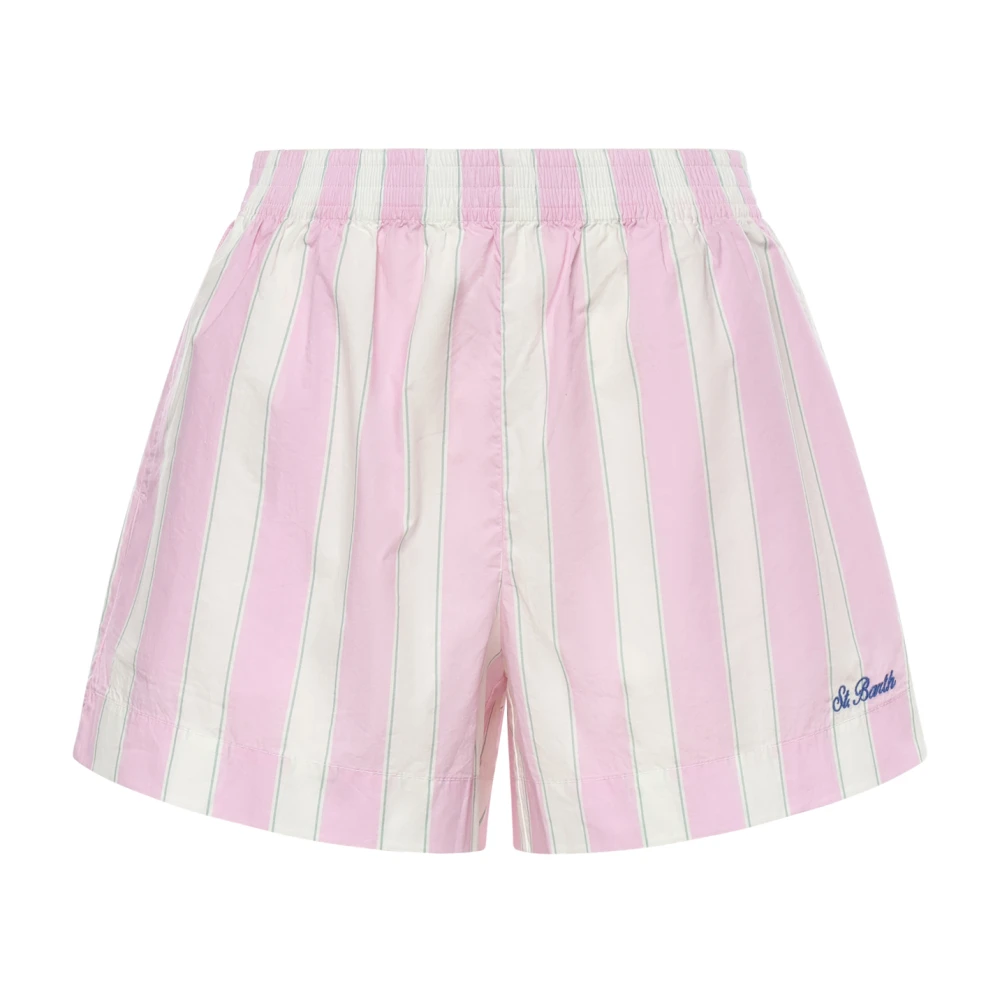 Mc2 Saint Barth Pink Meave Pull Up Shorts - Female - Short Shorts - S - Shorts