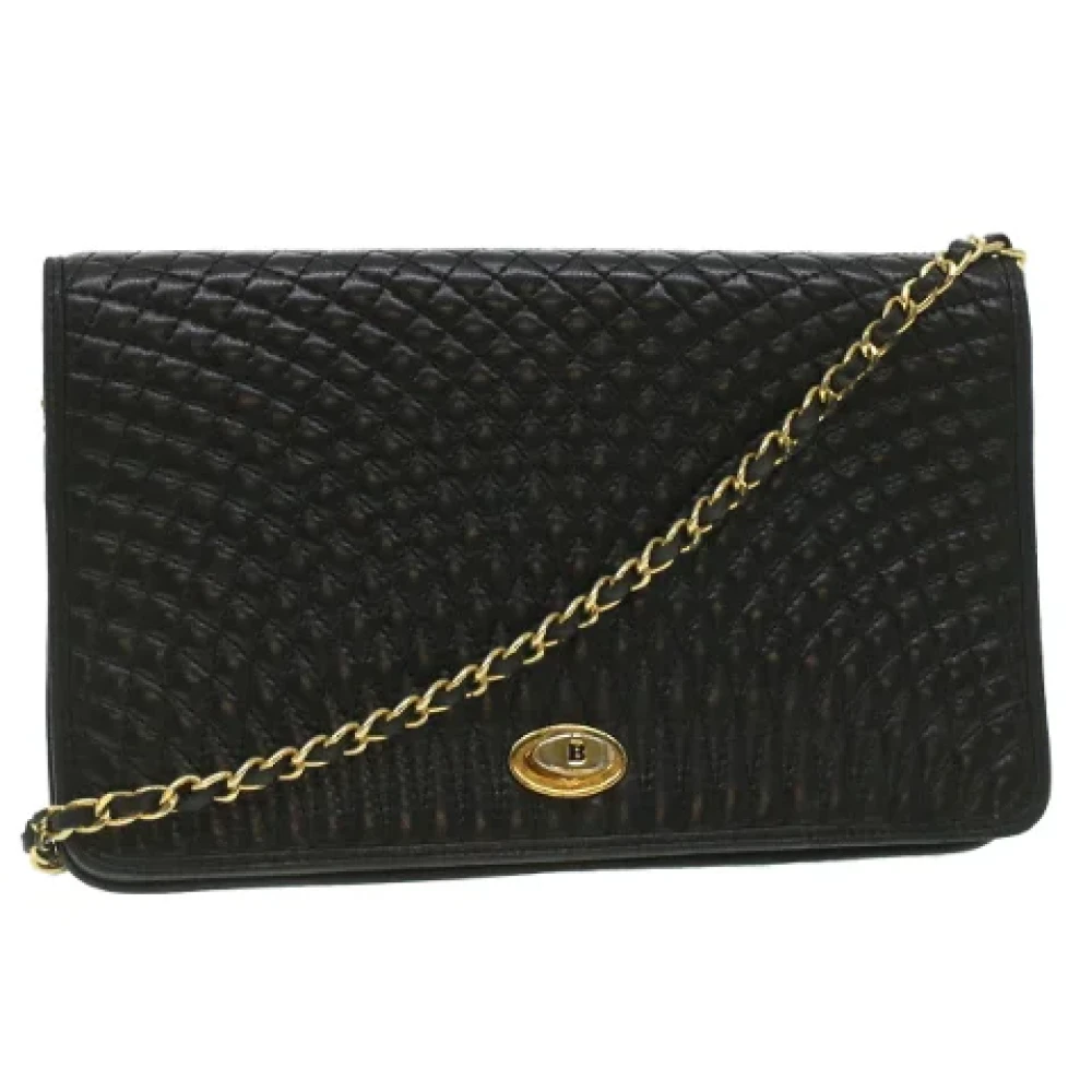 Bally Pre-owned Leather shoulder-bags Black Dames