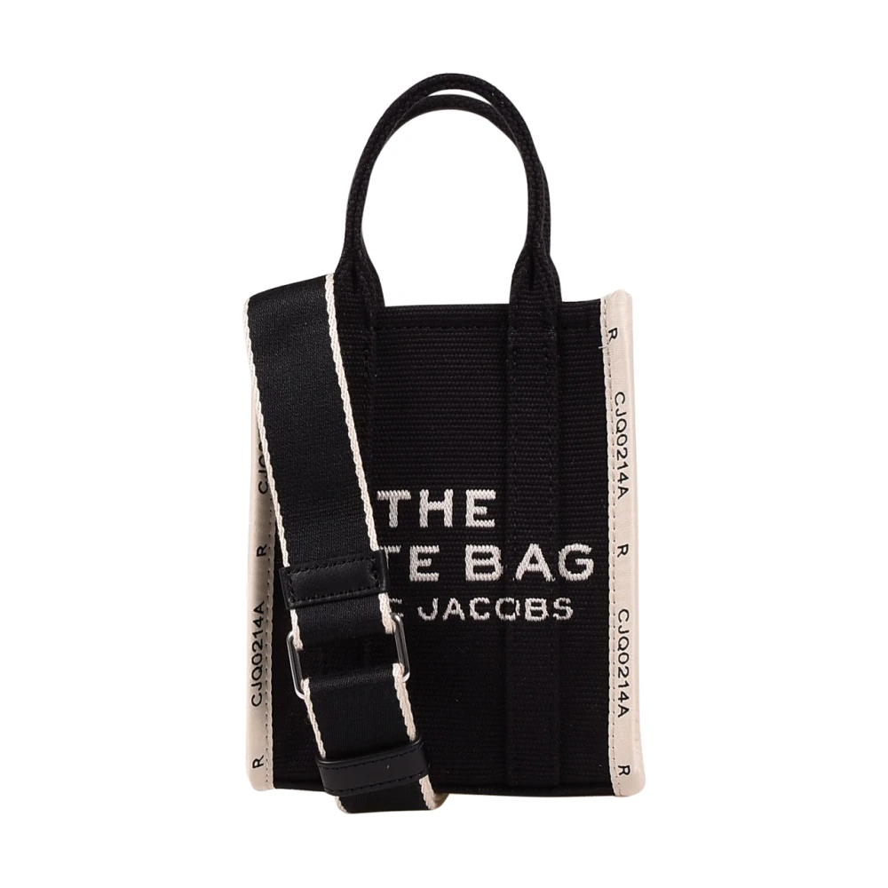 Marc Jacobs The Jacquard Mini Tote Bag in zwart Black Dames
