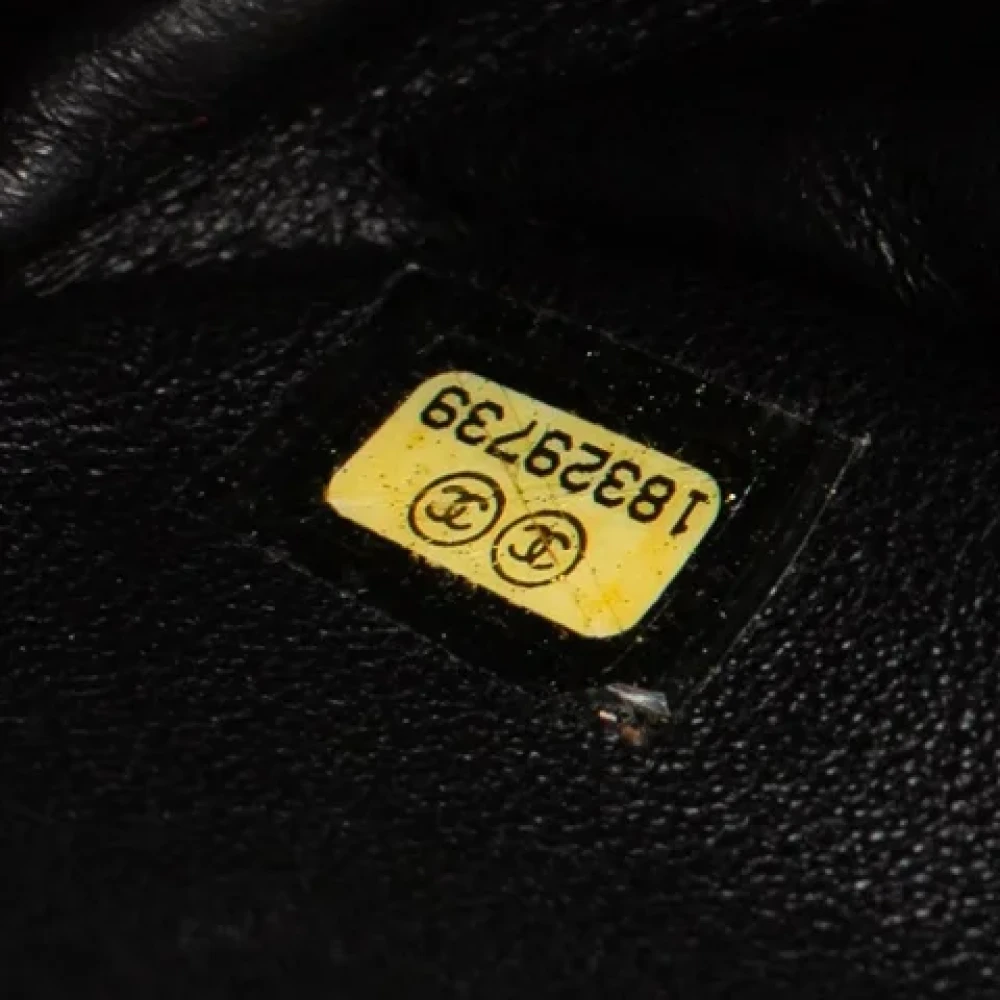 Chanel Vintage Pre-owned Leather chanel-bags Black Dames