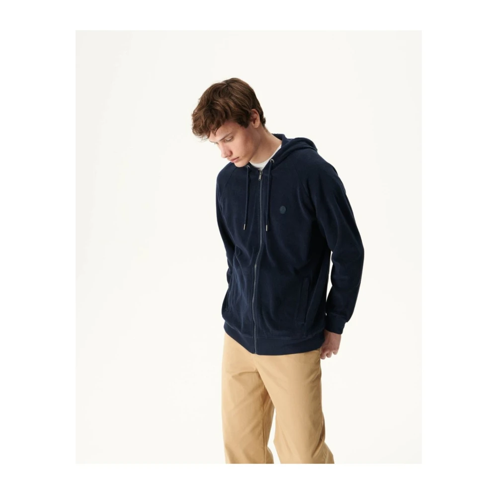 Jott Hoodie met rits Blauw Blue Heren