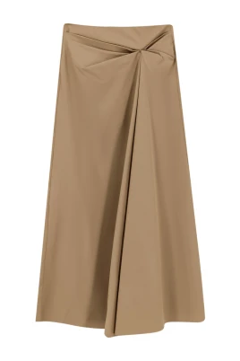 Cotton Satin Skirt