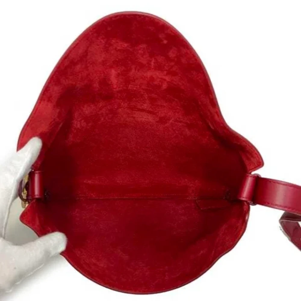 Bottega Veneta Vintage Pre-owned Leather handbags Red Dames
