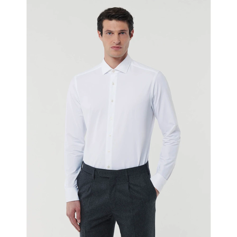 Xacus Witte Overhemd Klassieke Stijl White Heren