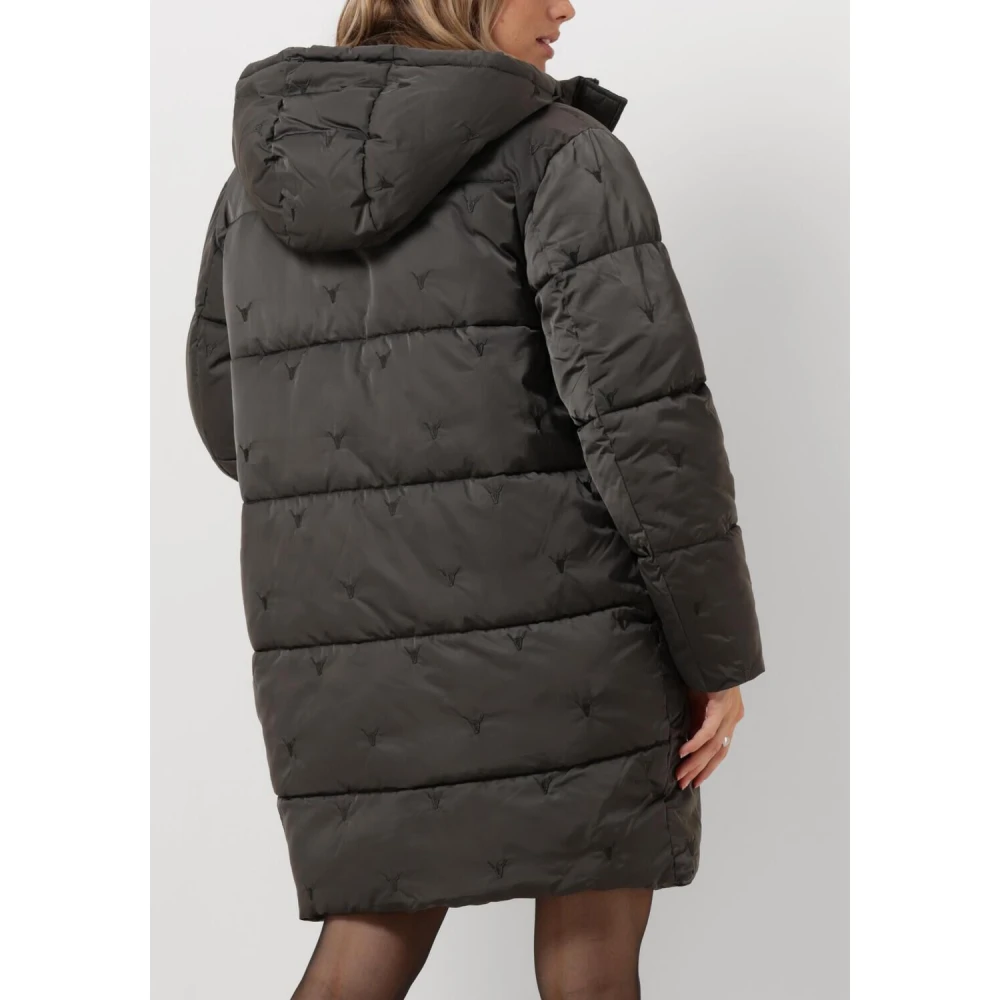 Alix The Label Bull Puffer Coat voor dames Gray Dames
