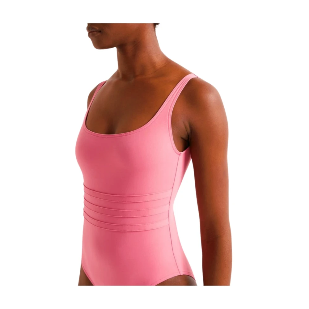 Eres Grafische taille badpak Pink Dames