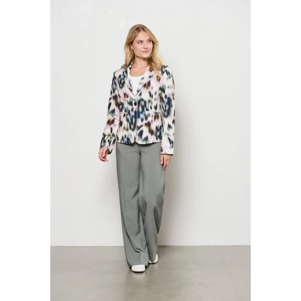 &Co Woman Blazer Dames Stijlvol & Elegant Multicolor Dames